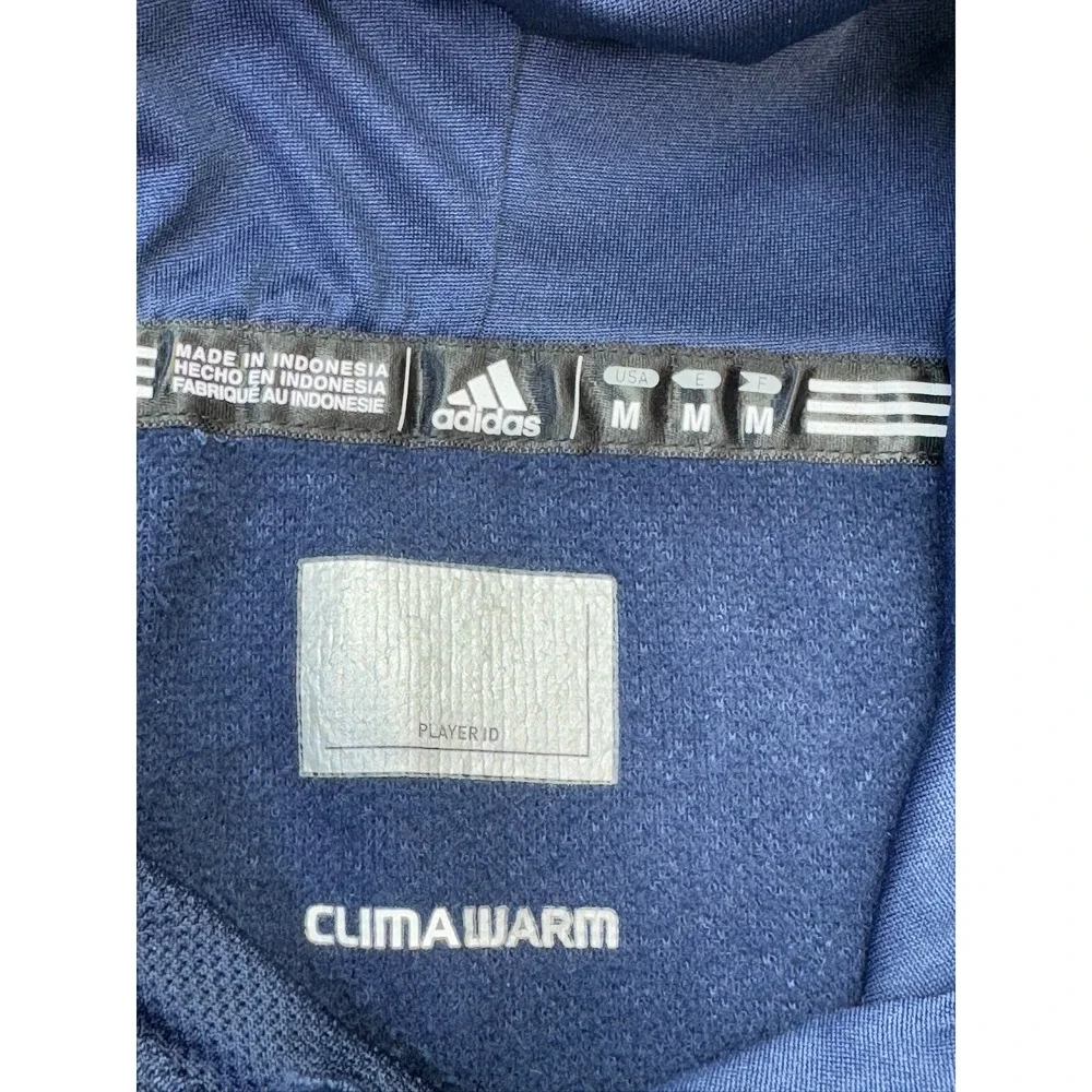 Adidas Climawarm Notre Dame Fighting Irish Hoodie Medium Navy Gold Logo Pullover